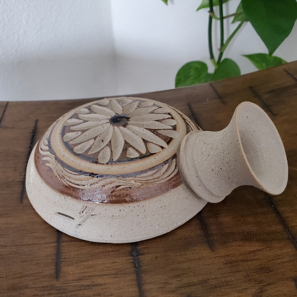 Pottery Bee Bird Frog Reptile Garden Waterer OR Flat Art Vessel